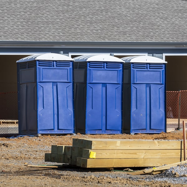 do you offer hand sanitizer dispensers inside the portable toilets in Oyster Bay New York